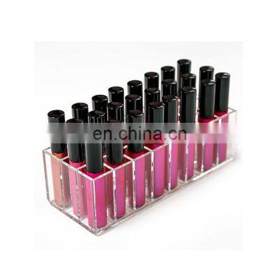 24 Grids Clear Makeup Display Acrylic Lipstick Storage Box photo-3