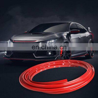 RTS Autoaby 3M/5M DIY Car Bumper Decorative Thickened PVC Material To Prevent Body Scratches Car bumper Strip