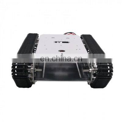 T600 Metal Truck Stainless Steel Body Tank Intelligent Robot Chassis photo-5