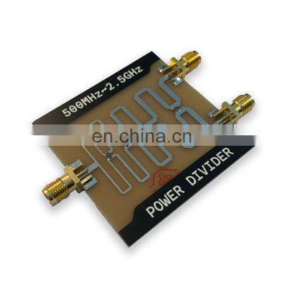 500-2500MHz 1 Way Input 2 Way Output Wilkinson Power Splitter Combiner Board Power Divider