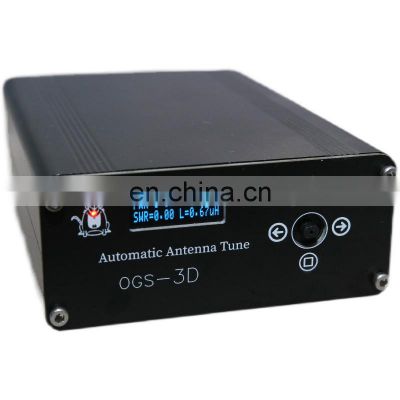 OGS-3D ATU-100 Automatic Antenna Tuner Rechargeable Shortwave Antenna Tuner For QRP/QRO Radios