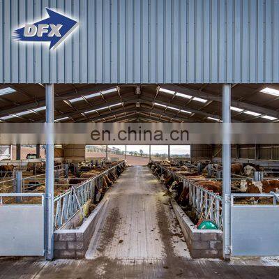 Qingdao customized design prefabricated steel structure cattle farm barn house