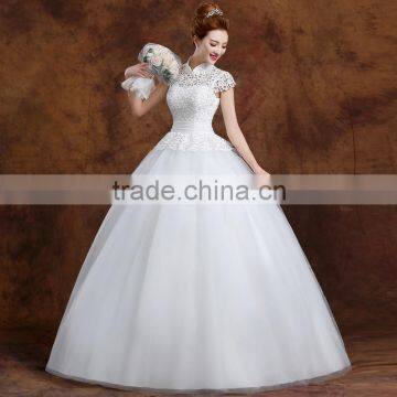 C23344B wholesale women white lace wedding dresses