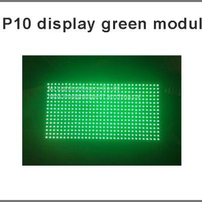 Outdoor Led P10 Display Module Digital Display Moving Sign Display Board LED Board Green Color photo-3