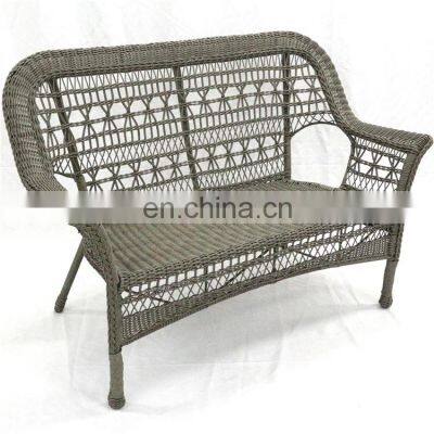 Factory Supply Pe Rattan Wicker Loveseat Patio Garden Furniture For Indoor & Outdoor photo-2