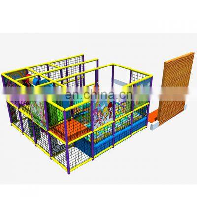 Candy land playhouse with swing and climbing children indoor playground equipment for  playground slide