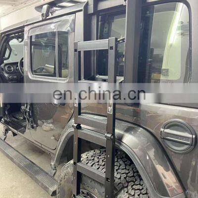 Aluminum Side Ladder for Jeep Wrangler JK JL From Maiker Auto Accessories