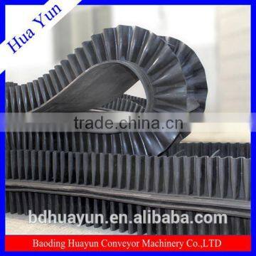 Large Angle Waveform Corrugated Cleat Sidewall Conveyor Belt