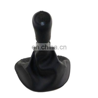 Silver & Leather Manual Gear Shift Knob Shifter Lever Handle Stick For Mercedes Benz W639 VITO 2003 - 2010