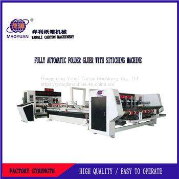 Fully Automatic Folder Gluer Stitching Machine     Cardboard Stitching Machine      Fully Automatic Folder Gluer Machine