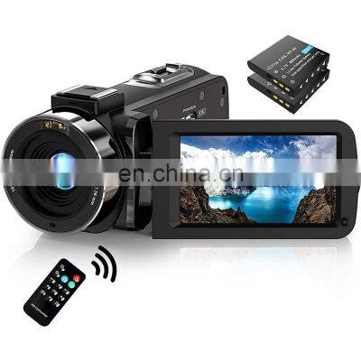 Amazon hot seller 36MP 3.0 inch Touch Screen vlog video camera Night Vision IR 16X Digital ZOOM wifi vlogging camera for youtube