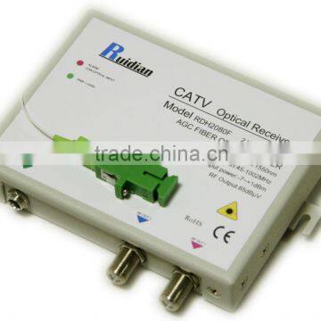 FTTH Two Ways CATV Fiber Optic Receiver built in Filter/Fiber Optic Node