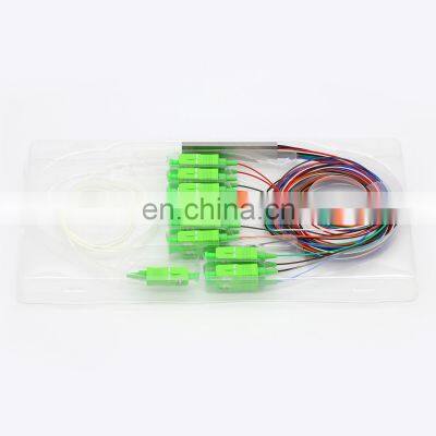 1*16 ленточный микро-модульный оптоволоконный PLC-сплиттер 1x6 SCAPC photo-4
