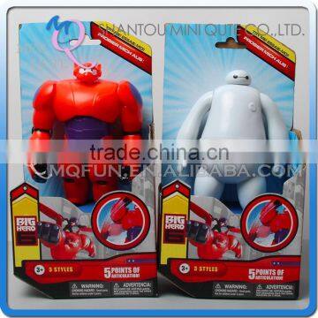 Mini Qute America Hot Selling 2 style cartoon model big hero 6 baymax action figures kids collection educational toys NO.BH004