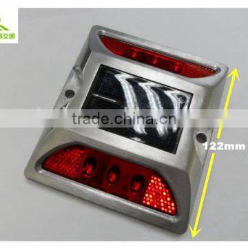 Traffic Safety 122mm High Compression Aluminum LED Solar Road Stud Flashing Light photo-5