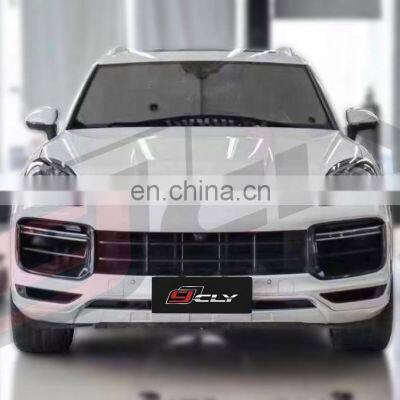 Ukiss Car Bumpers For 18-21 Porsche Cayenne 9Y0 Modified Turbo Front Bumper With Grille Door Panel Wheel Arch Diffuser Body Kits photo-2