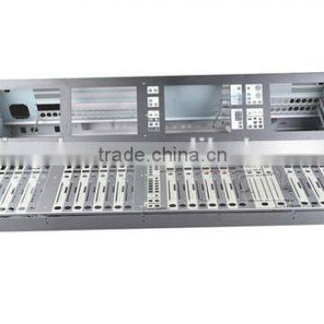 Fabricated digital audio recorder, mixer, programmable switching power supply open frame
