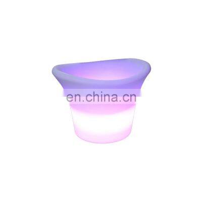 rechargeable beer led ice bucket Illuminated  KTV/ Nightclub Portable Party Use Led Rechargeable Cooler LED ice bucket