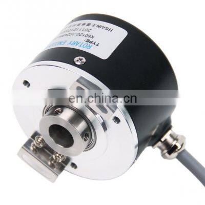 80mm big bore optical sensor hollow shaft rotary encoder 1000 pulse