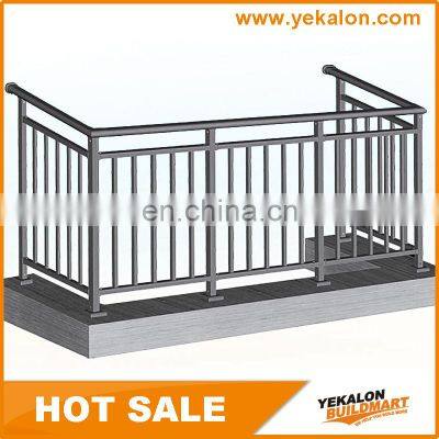 Best Choice Exceptional Quality Modern Tubular Steel Railing Outdoor Indoor Metal Railing From China Manufacturer photo-3