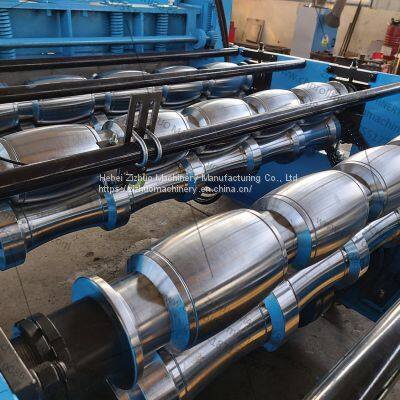 Galvanized Steel Monterrey Roofing Making Step Tile Roof Deck Sheet Plate Glazed Tile Cold Roll Forming Machine Price photo-4