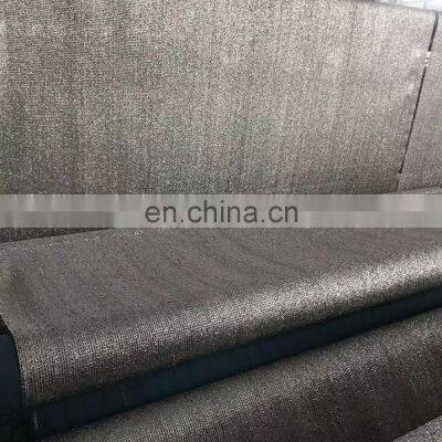 135 gsm   95% shade rating of sliver color of aluminum sun shade mesh