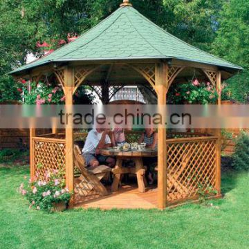 large outdoor wood pavilion