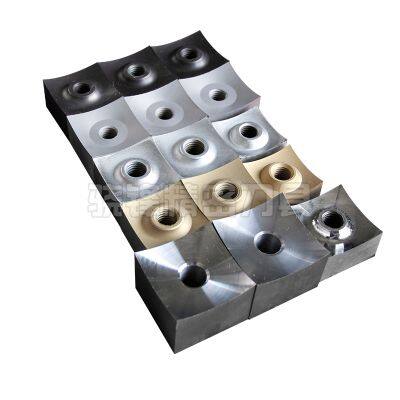 Single Shaft Shredder Blade Small Square Knife Plastic Metal Plastic Wood Rubber Crushing Blade Square Rotor Moving Knife photo-5