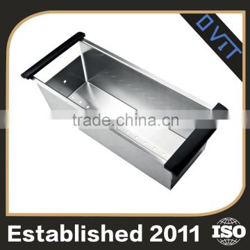 Professional Design Custom Fitted 304 Stainless Steel Kitchen Sink Colander                        
                                                Quality Choice