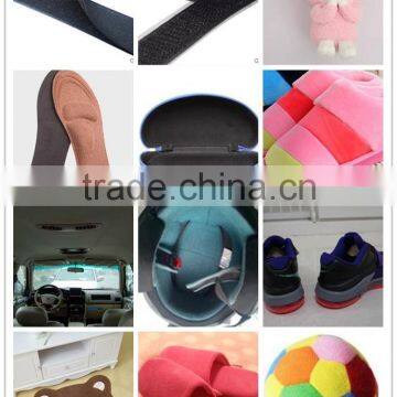 100% Polyester Brushed Loop Self Adhesive Velvet Fabric for Sale photo-5