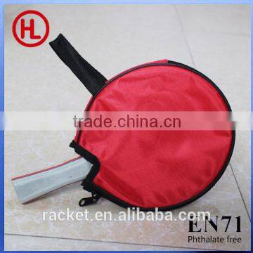 promotional poplar wooden ping pong table tennis racket set with PVC racket bag wholesale