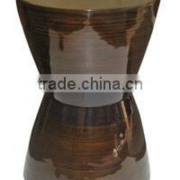 High quality best selling coffee spun bamboo stool from Vietnam