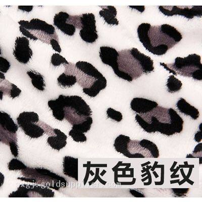 Online 100% Polyester Brushed Printed Flannel Fleece Fabric photo-3