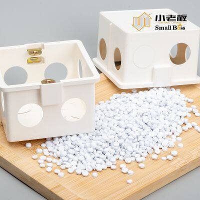 Factory Wholesale Rigid Plastic PVC Pellets for Injection Line Box PVC Compound Transparent Granules