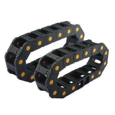 Machine Tool Drag Chain Bridge Plastic Track Carving Nylon Cable Threading Groove Industrial Transmission Cable Drag Chain