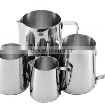 stainless steel milk pitcher 600ml mirror polishing