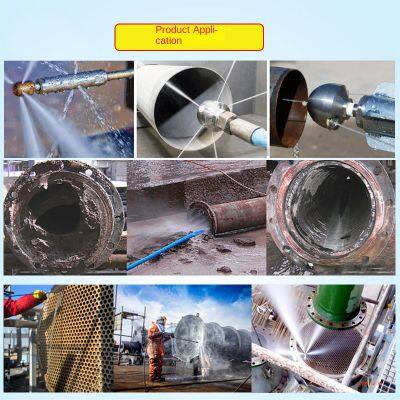 Máquina de inyección de agua a alta presión, máquina de limpieza por chorro de agua (hydro blasting machine), sistema de limpieza de tuberías de intercambiadores de calor industriales photo-2