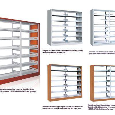 Sistema de estanterías para bibliotecas de acero de alta resistencia profesional que ahorra espacio | Diseño de doble columna | Precio de fábrica OEM photo-2