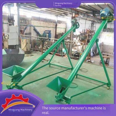 219 Diameter Fly Ash Vertical Feeder, 6-meter Long Sludge Powder Feeder, Thickened Pipe Wall Screw Conveyor photo-3