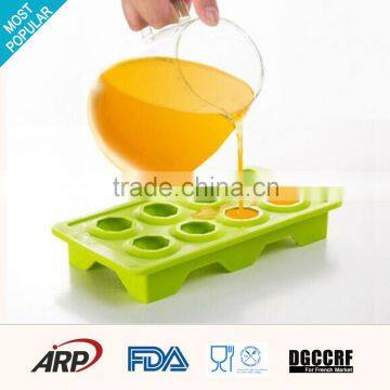 Flexible Custom Mold of Silicone Ice Cube Tray BPA Free FDA LFGB DGCCRF