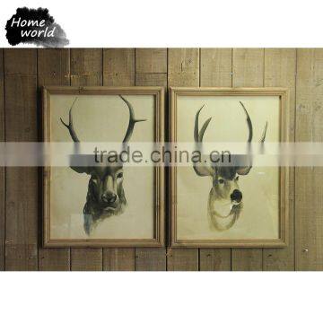 Factory Price Abstract Vivid Pretty Home Framed House Artwork Painting photo-2