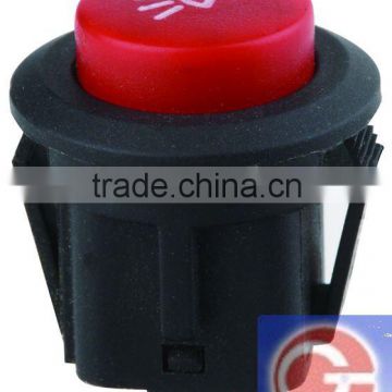 plastic push button switch with different color