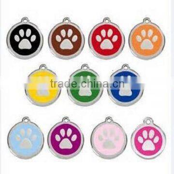 paw dog id tags pet pendants