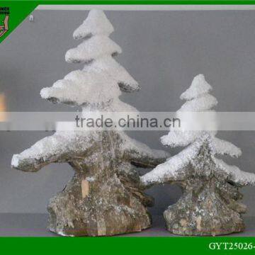 natural material birch bark christmas tree