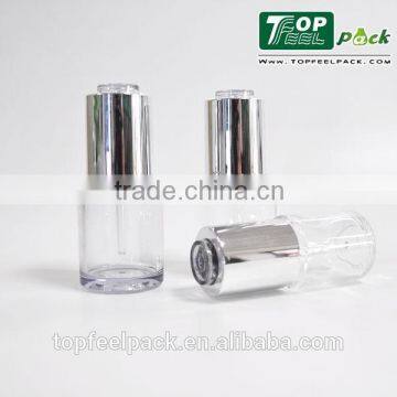 Essential Oil Use Transparent 20/30ml Glass Bottle With Gold Plating Dropper Round Glass Bottle photo-4