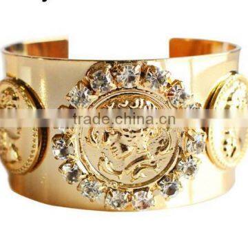 2015 Gold bracelet crossfit pulseiras femininas open bracelets bangles for women wholesale bijoux indian fashion jewelry