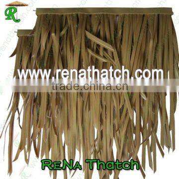 Fire retardant artificial thatch roof, gazebo