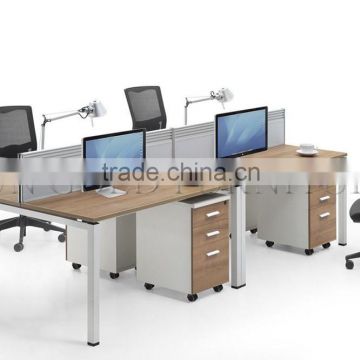 Hot sales Wooden 4 seat Computer Workstation for Open office ( SZ-WS444)