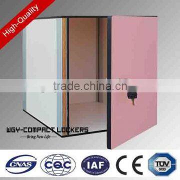 Top quality 3D printing eight door environmentally compact hpl laminate library locker