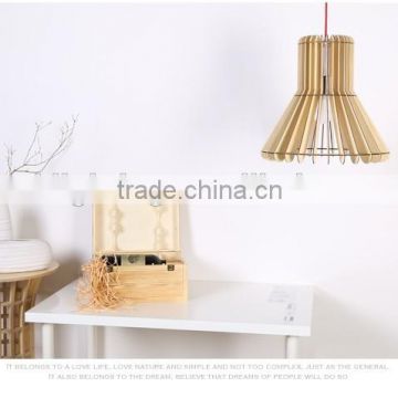 LED pendant Light JK-8005B-15 Hotel modern wood pendant light